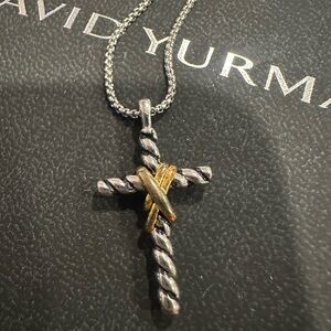 David Yurman X Cross necklace